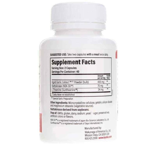 Kyolic Formula 109 Blood Pressure Health, KYO